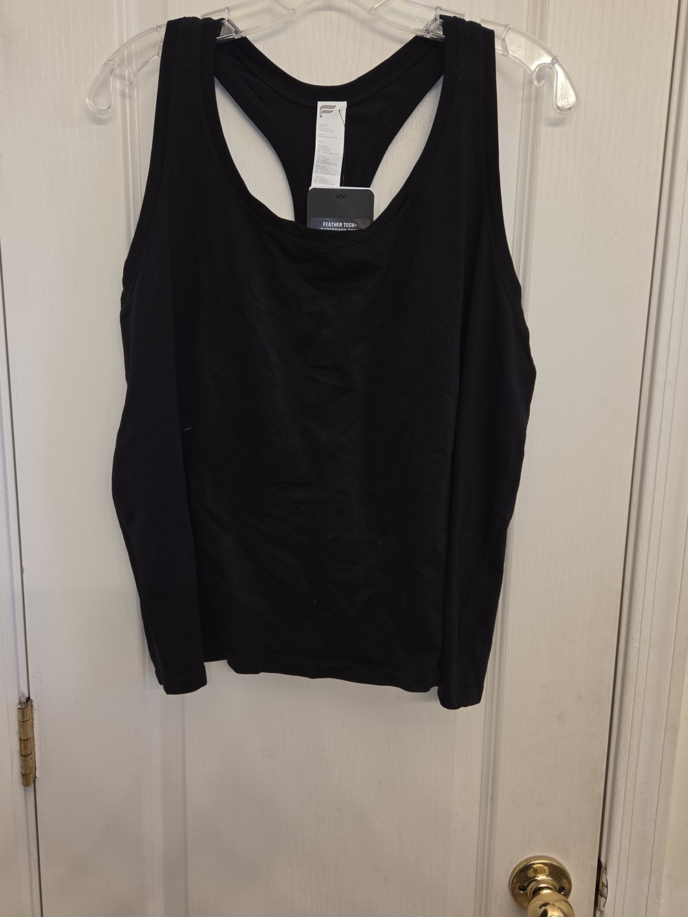Fabletics Black Racerback Tank Top - Picture 3 of 3